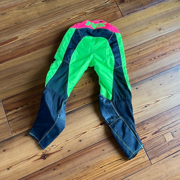 Fox Racing 180 Youth Boys Girls Venin LE Jersey Pants Combo Green Black Pink - Picture 14 of 15